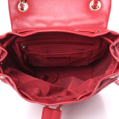Chanel Lambskin Quilted Small Urban Spirit Backpack Red 5 of 17