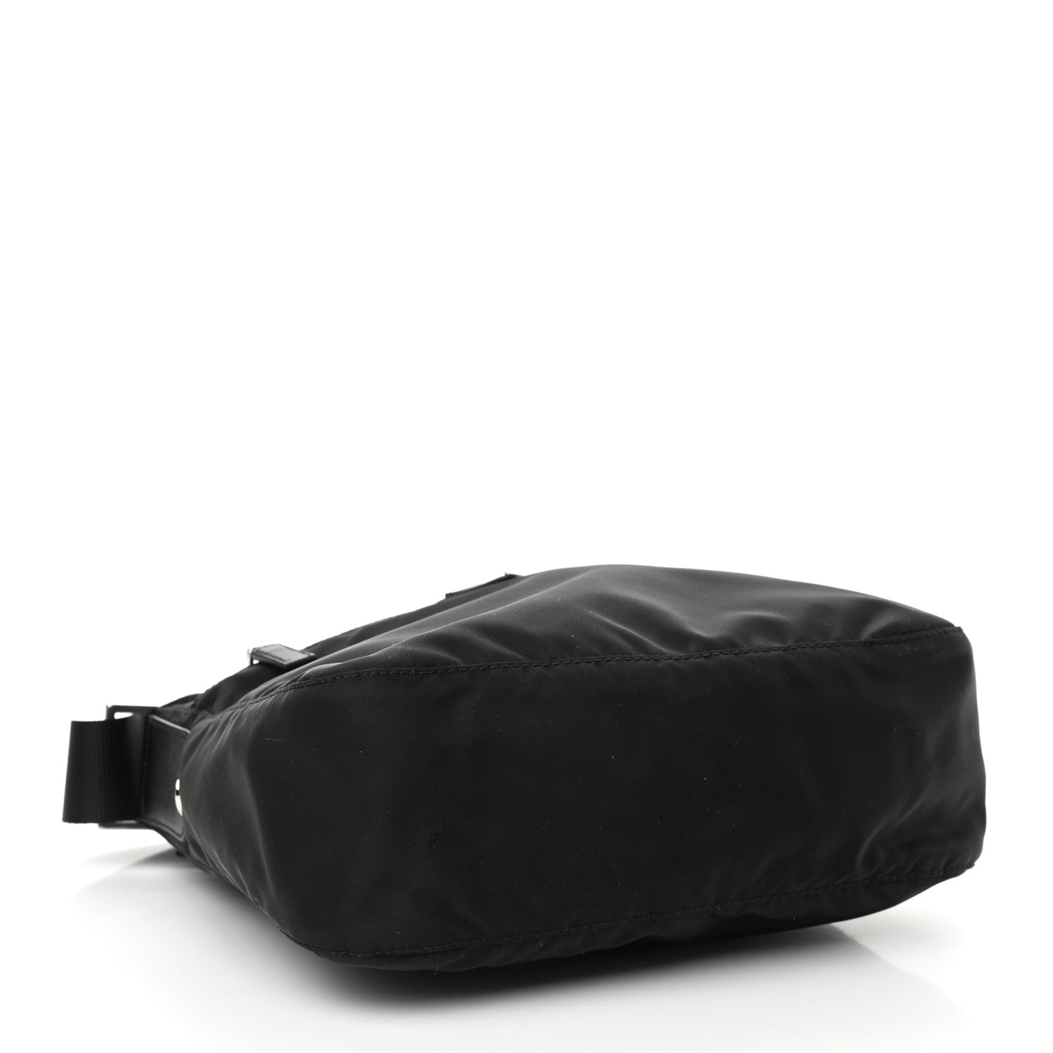 Prada Nylon Vela Flat Messenger Bag Black 3 of 8