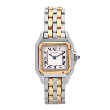 Cartier Stainless Steel 18K Yellow Gold 22mm Panthere Quartz Watch 1 of 4