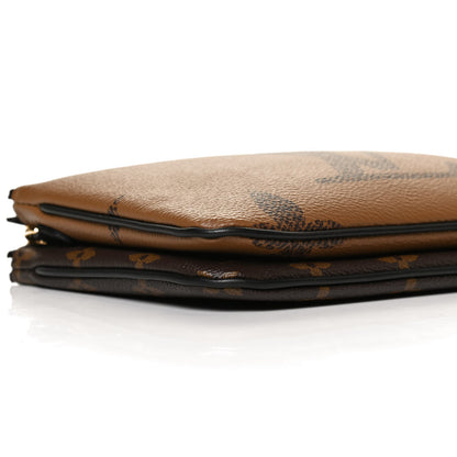 Louis Vuitton Reverse Monogram Giant Double Zip Pochette 8 of 12
