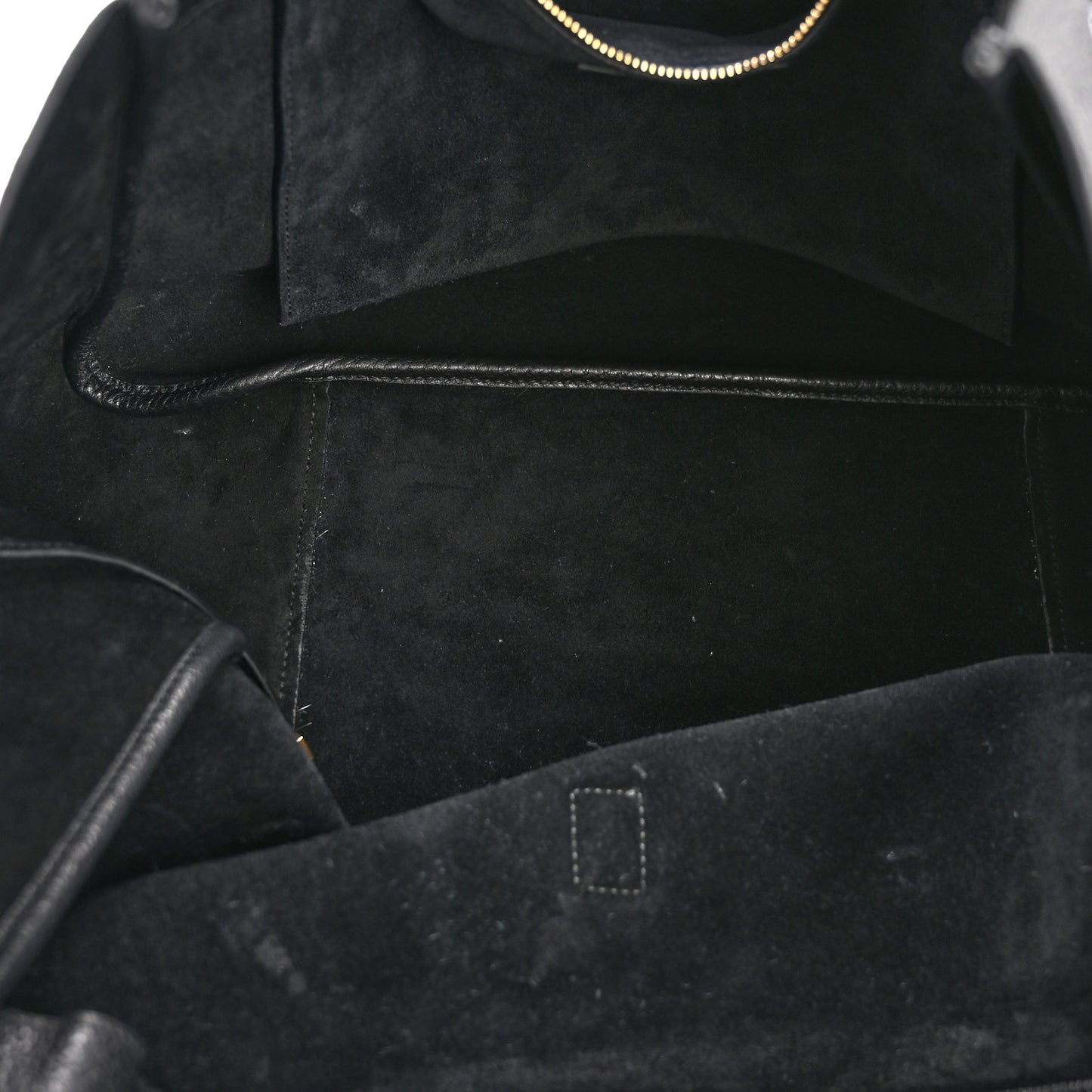Grained Deerskin Bea Tote Black