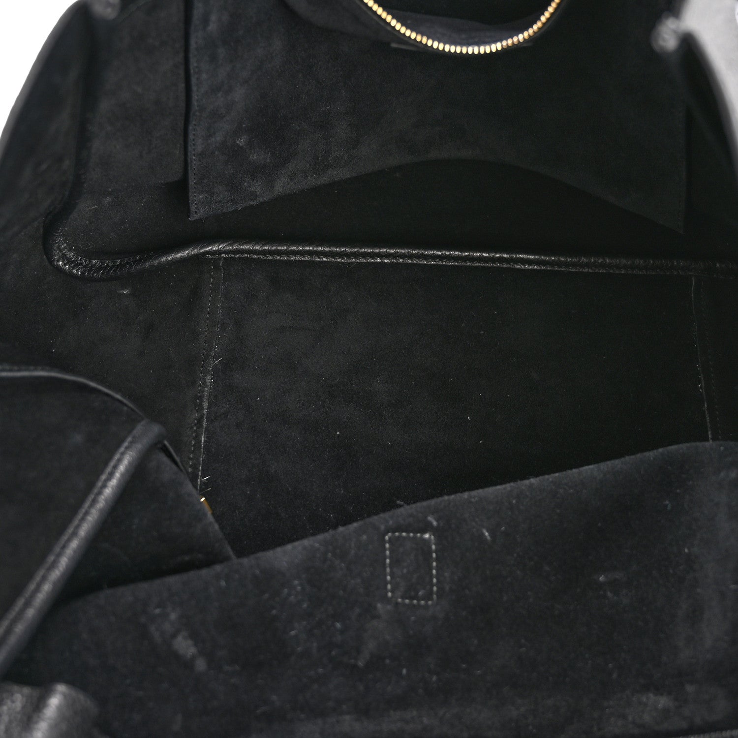 Saint Laurent Grained Deerskin Bea Tote Black 5 of 15
