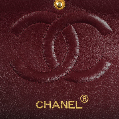 Chanel Lambskin Quilted Medium Double Flap Black 6 of 8