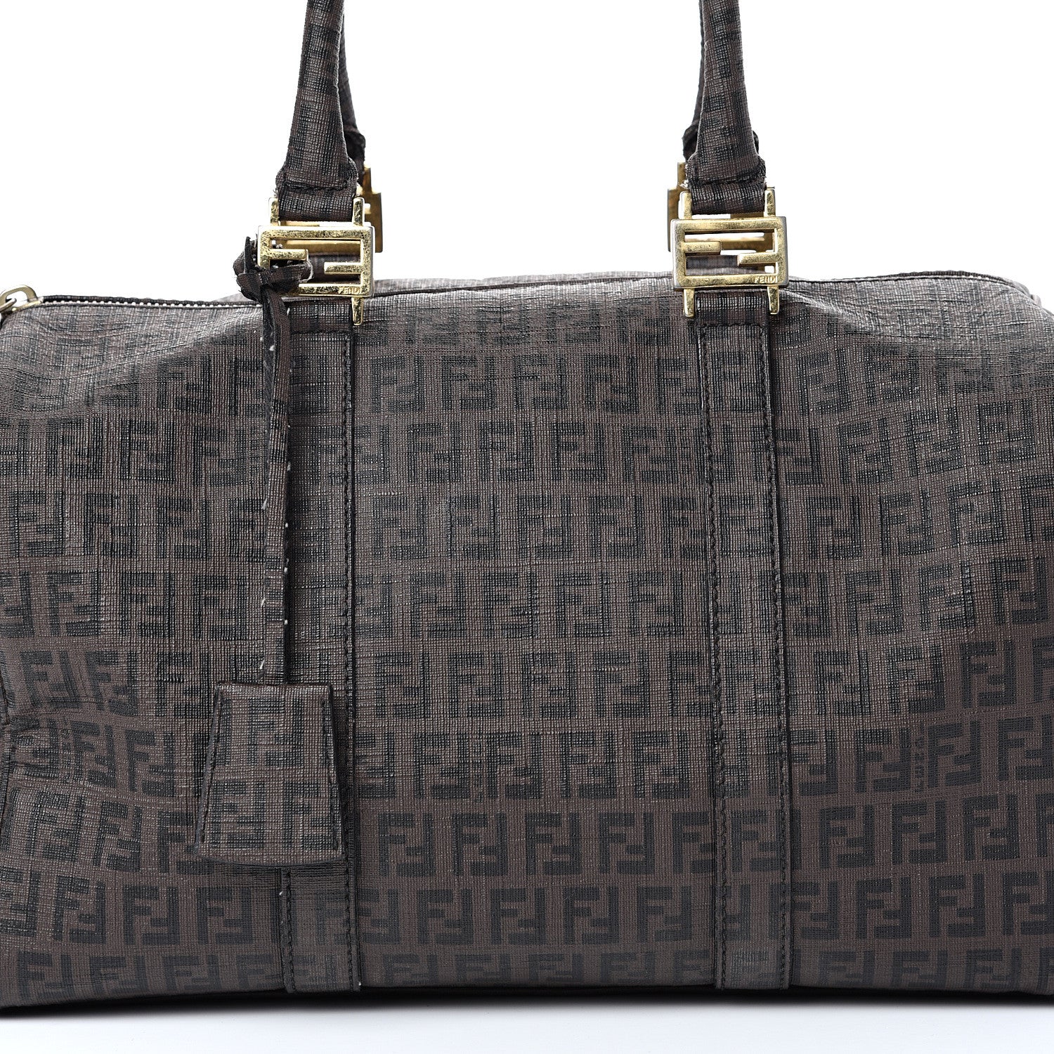 Fendi Zucchino Spalmati Forever Boston Moro Black 7 of 19