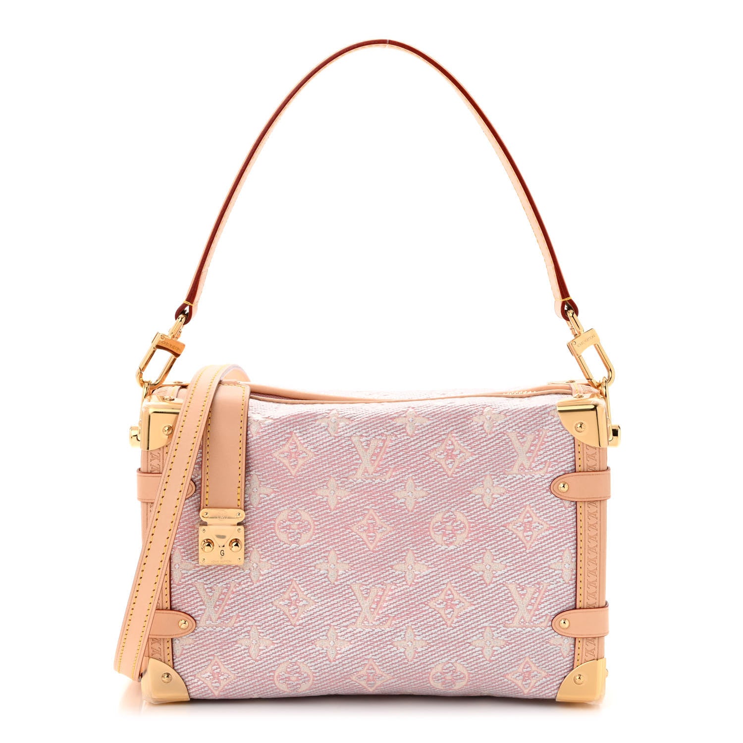 Louis Vuitton Monoglam Side Trunk Rose 1 of 9