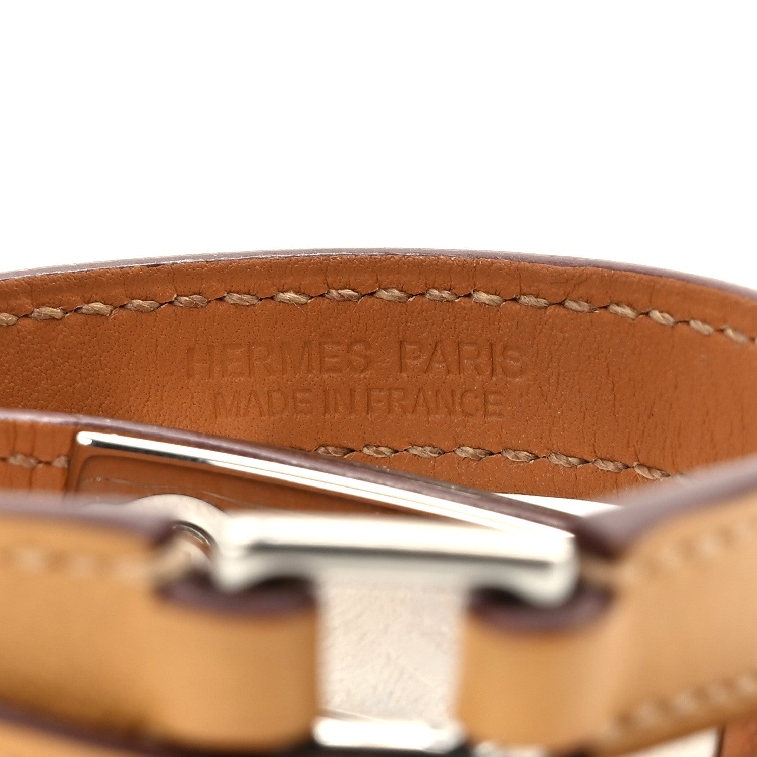 Hermes Swift Rivale Double Tour Bracelet XS Curry 4 of 4