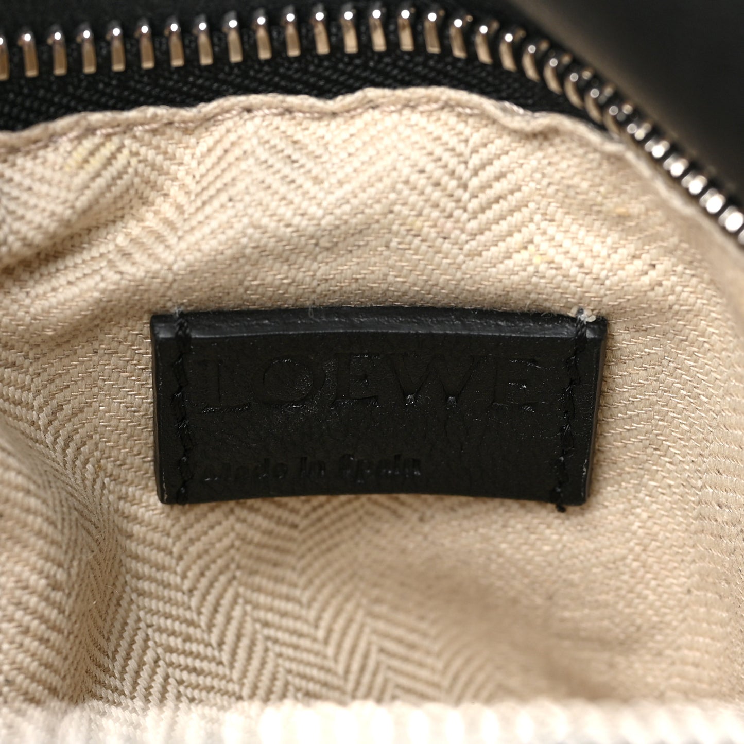Calfskin Small Puzzle Bag Black