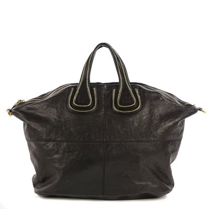 Givenchy Lambskin Studded Large Nightingale Black 1 of 9