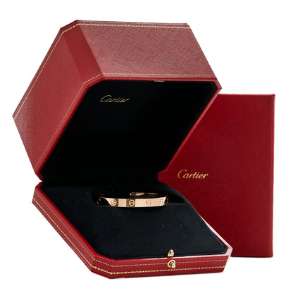 Cartier 18K Pink Gold LOVE Cuff Bracelet 17 4 of 4