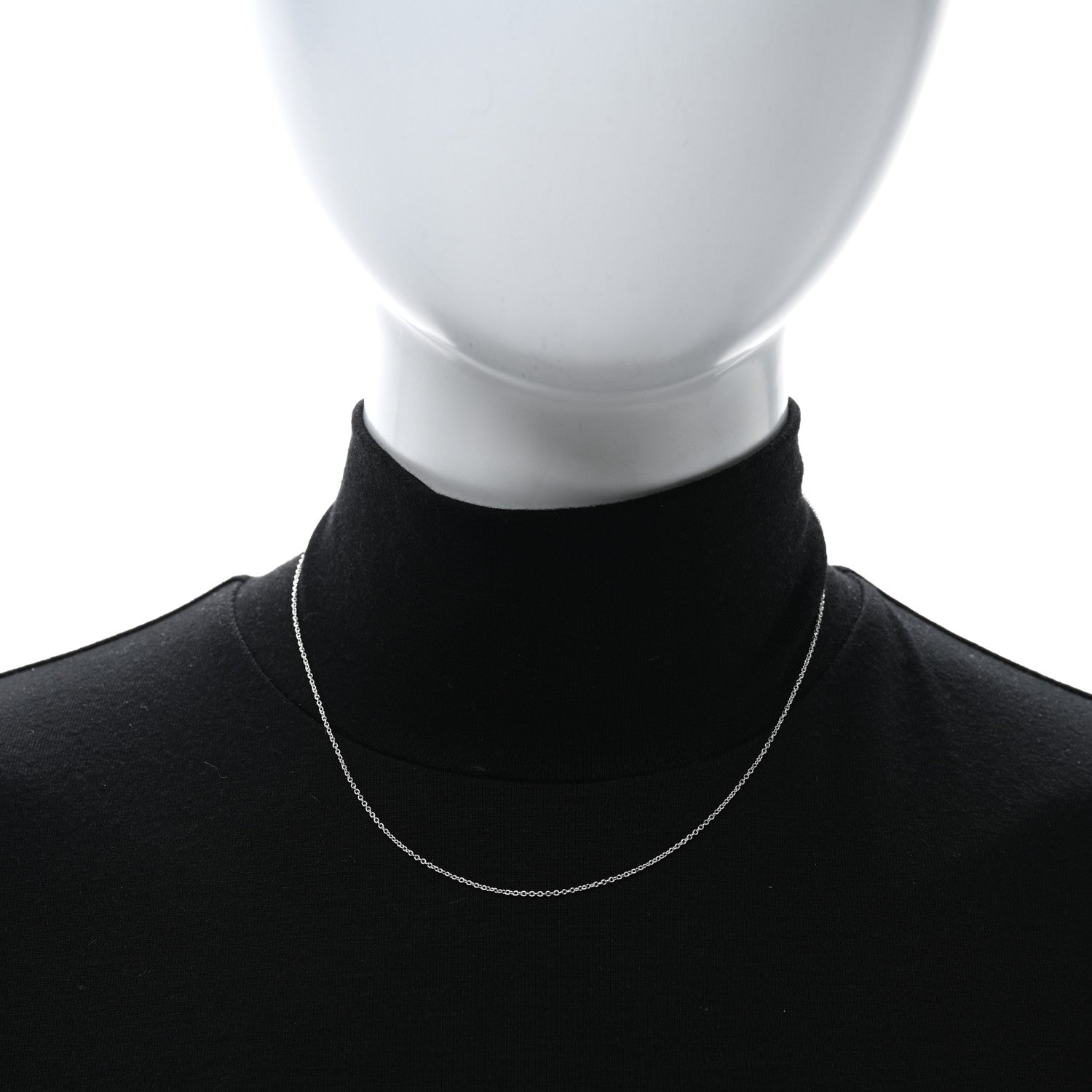 Tiffany Sterling Silver Chain Necklace 16" 2 of 5