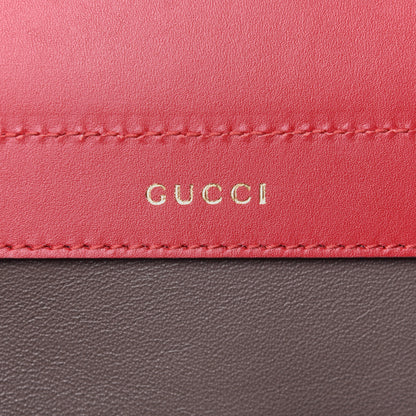 Gucci Shibuya Calfskin Medium Zumi Top Handle Bag Hibiscus Red 5 of 10