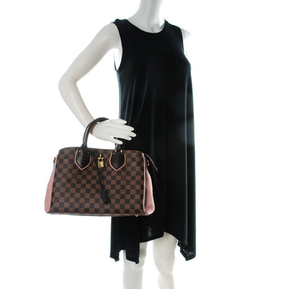Louis Vuitton Cuir Taurillon Damier Ebene Normandy Magnolia 2 of 7