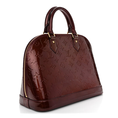 Louis Vuitton Vernis Alma PM Rouge Fauviste 3 of 10