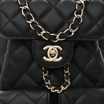Chanel Caviar Quilted Pockets Backpack Black 7 of 10