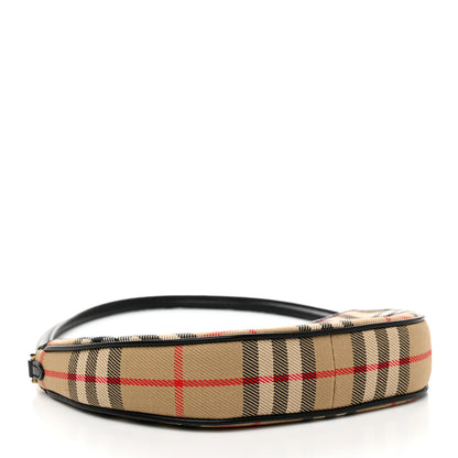 Burberry Vintage Check Calfskin Olympia Pouch Archive Beige 3 of 6