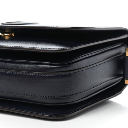 Saint Laurent Calfskin Le 61 Shoulder Bag Navy 9 of 9