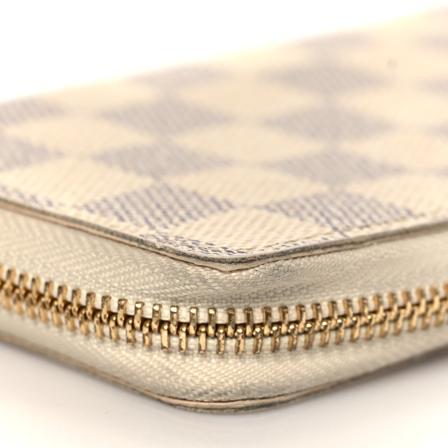 Damier Azur Clemence Wallet Rose Ballerine