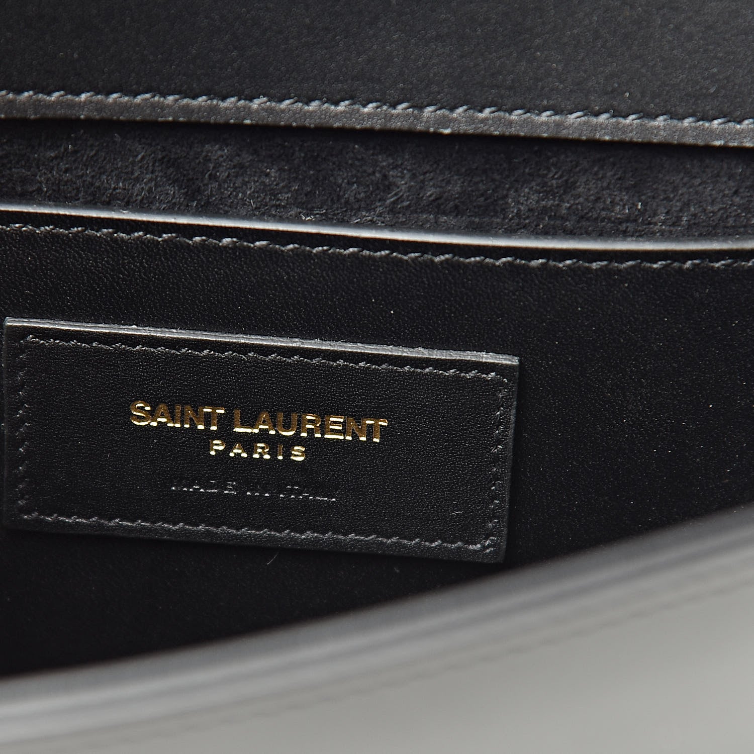 Saint Laurent Calfskin Small Classic Monogram Kate Tassel Satchel Black 6 of 11