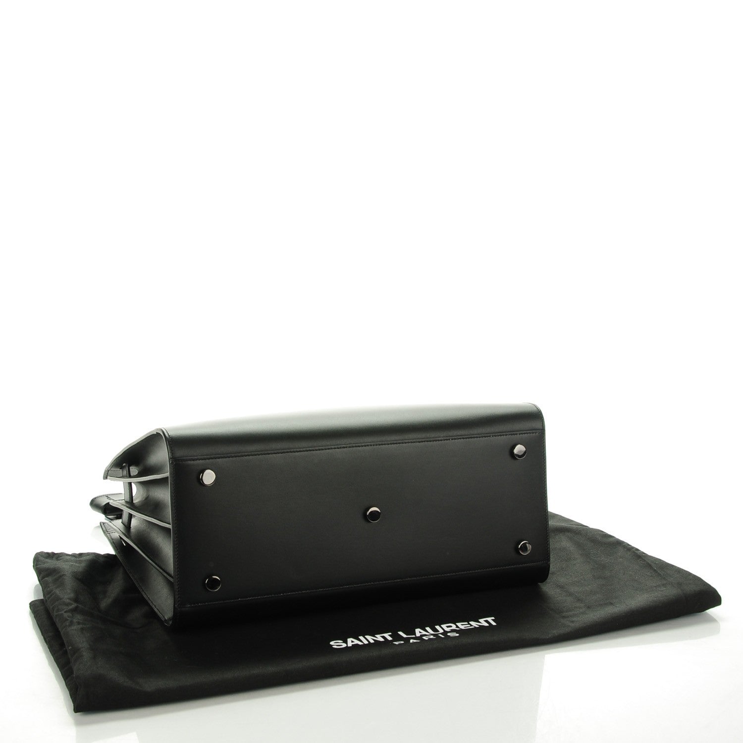 Saint Laurent Smooth Calfskin Small Sac De Jour Black 5 of 8