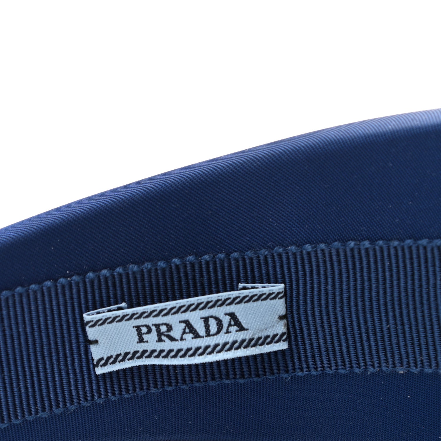 Prada Re-Nylon Triangle Logo Headband Bluette 6 of 6