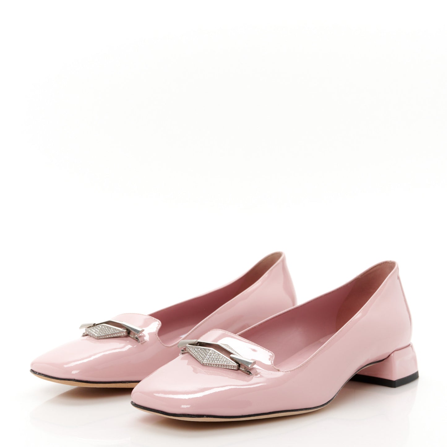 Patent Crystal Flats 37 Pink