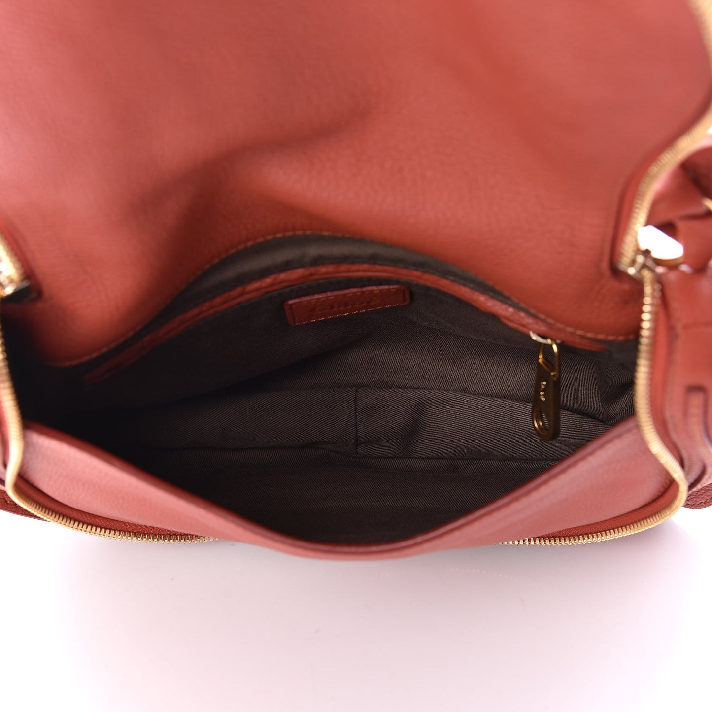 Calfskin Medium Marcie Round Zip Crossbody Bag Maple Leaf