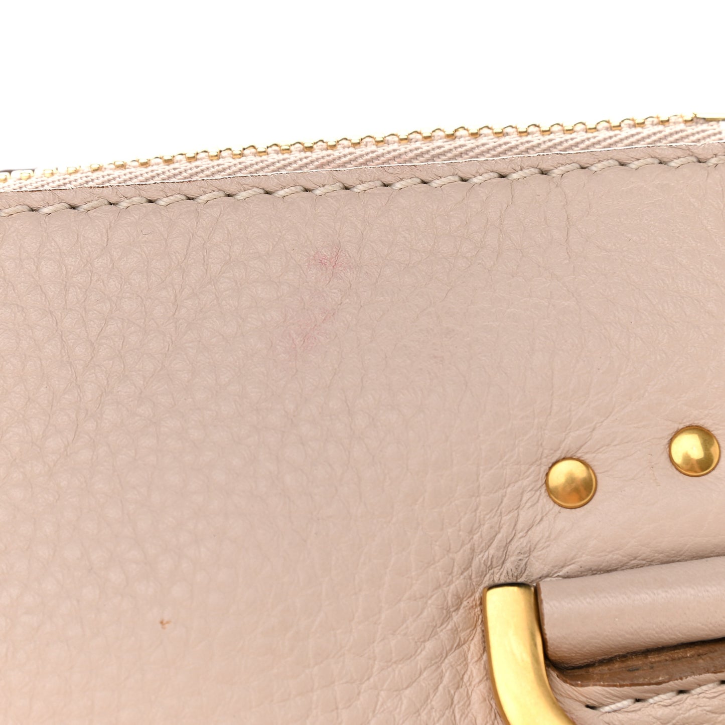 Calfskin Medium Marcie Satchel Powder Beige