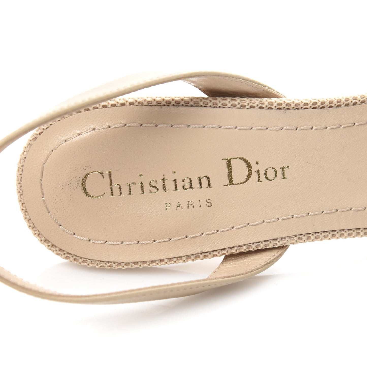 Technical Fabric D-Sculpture Sandals 37 Nude Powder