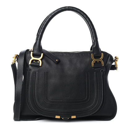 Chloe Calfskin Medium Marcie Satchel Black 1 of 5
