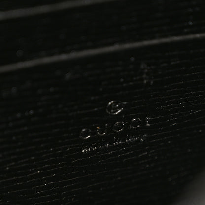Gucci Textured Calfskin Medium Betty Chain Wallet Black 5 of 10