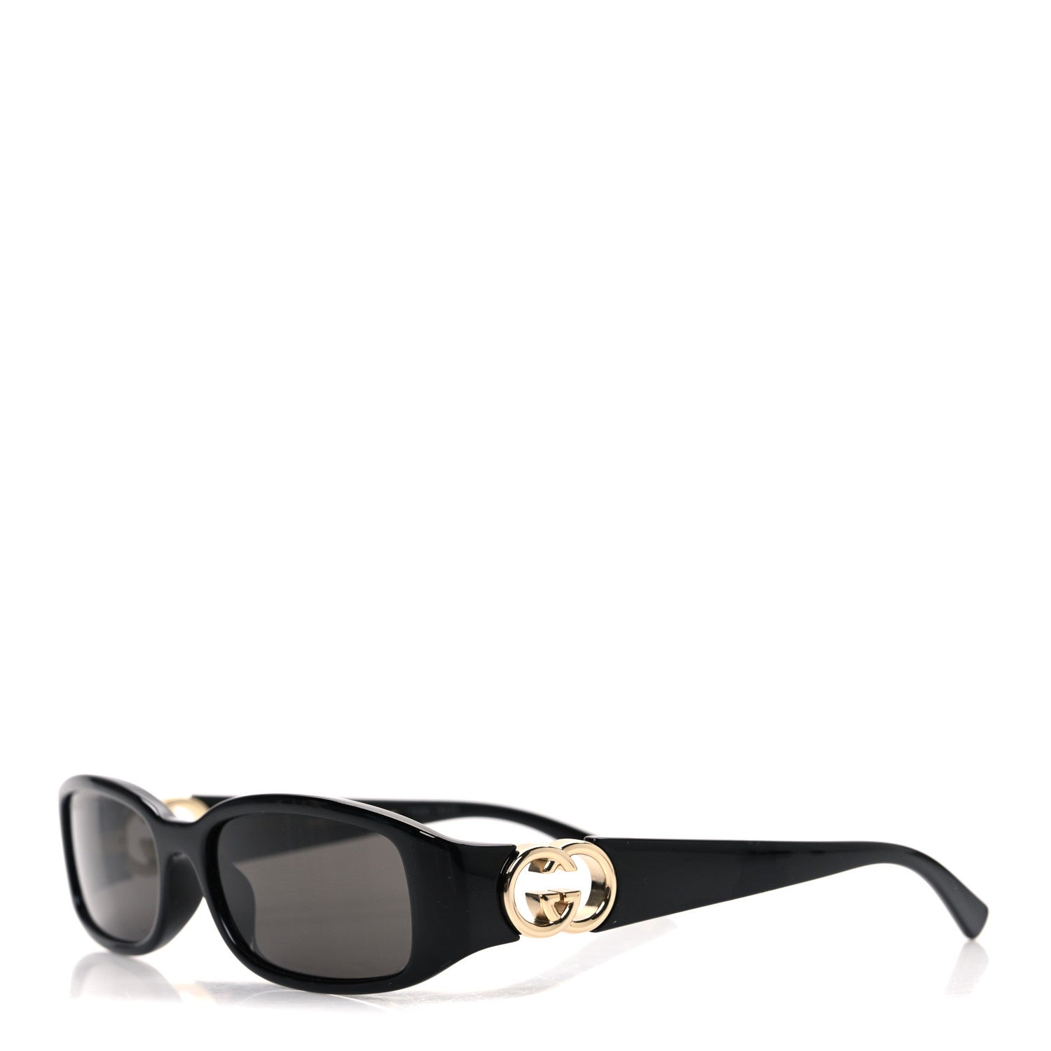 Gucci Acetate Rectangular Frame Sunglasses GG1661S Black 1 of 7