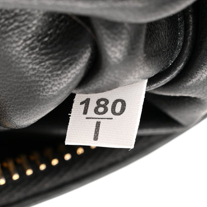 Prada Soft Calfskin Arque Shoulder Bag Black 7 of 10