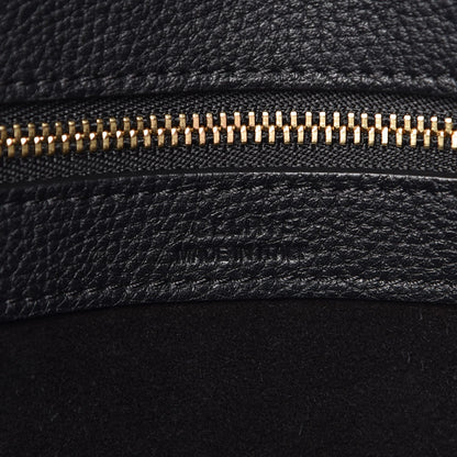 Celine Soft Grained Calfskin Small Belt Cabas Phantom Black 6 of 7