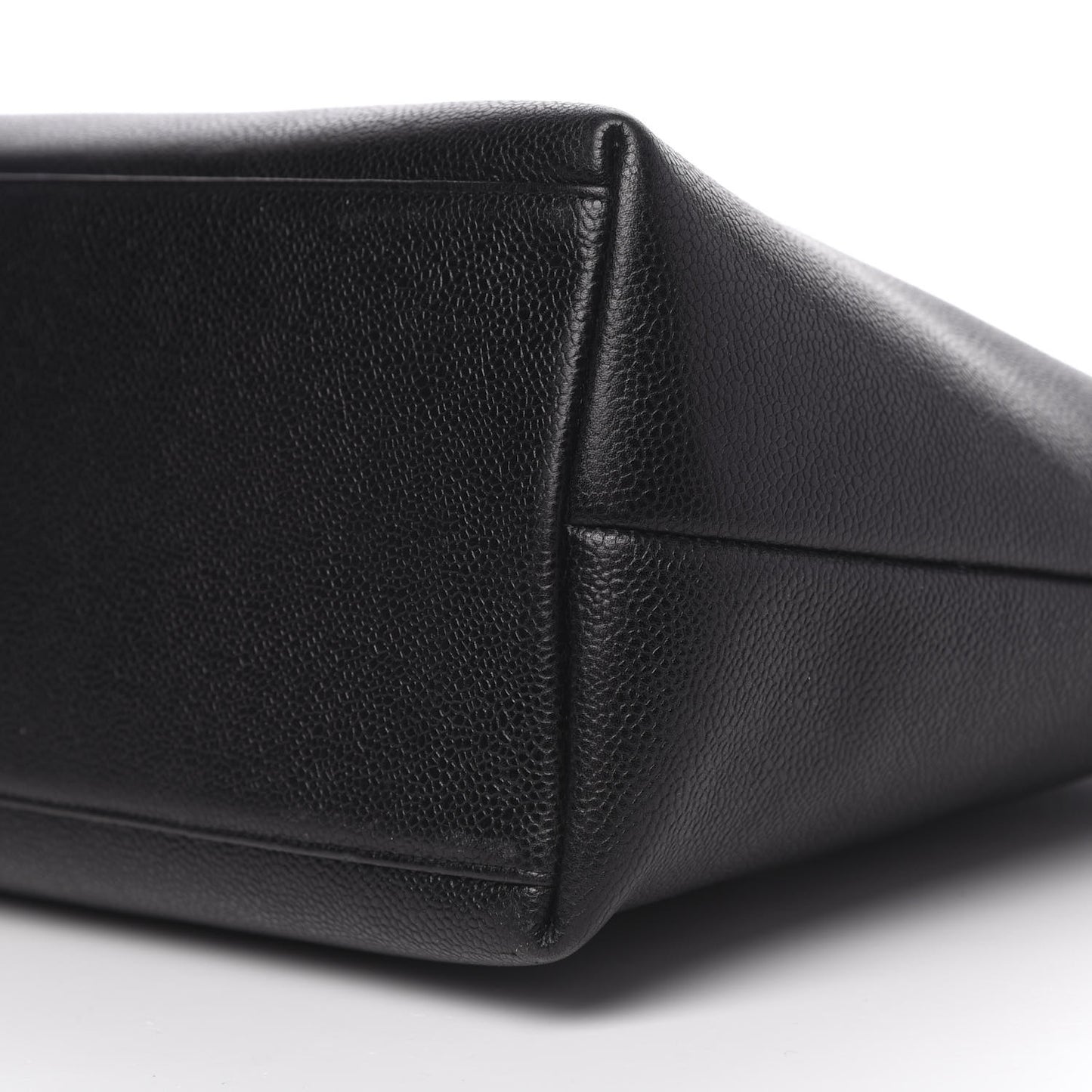 Caviar Large CC Shoulder Bag Black