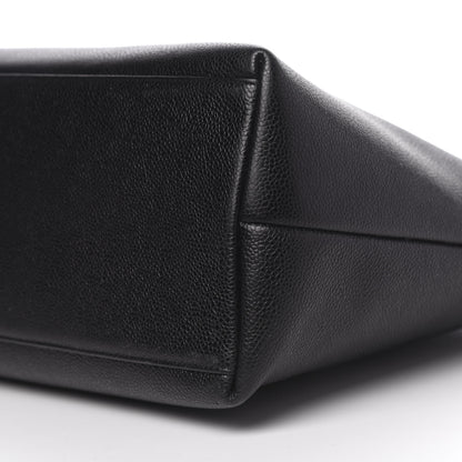 Chanel Caviar Large CC Shoulder Bag Black 9 of 10