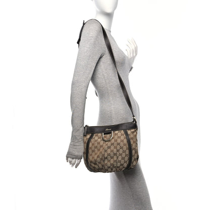 Gucci Monogram Small D Gold Ring Messenger Dark Brown 2 of 10