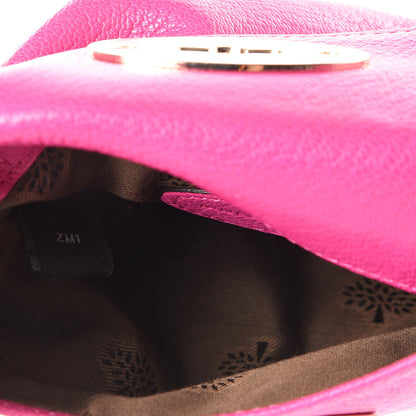 Mulberry Classic Grain Calfskin Darley Cosmetic Pouch Pink 5 of 9