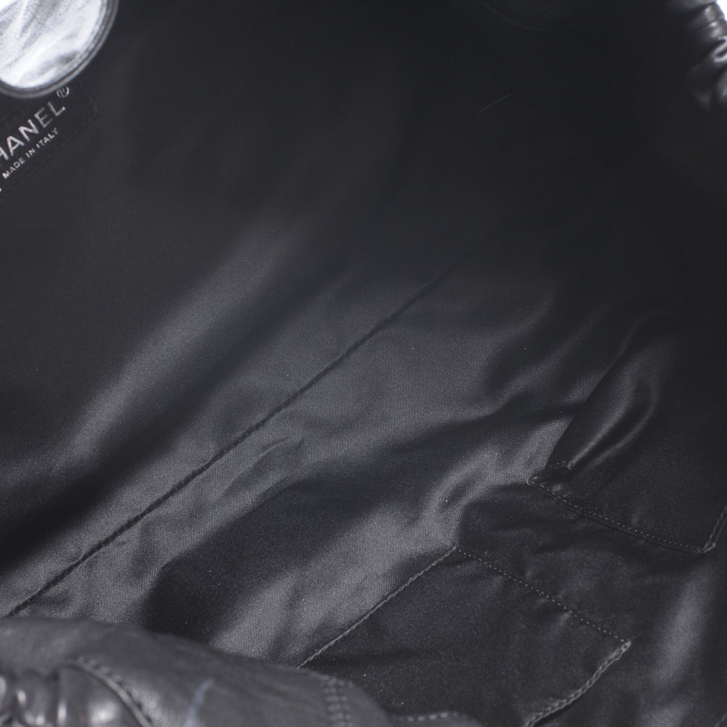 Calfskin Coco Cabas Black