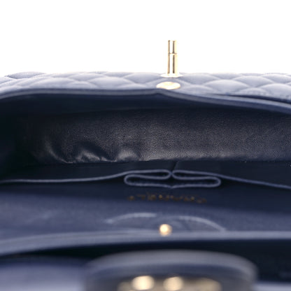 Chanel Caviar Quilted Small Double Flap Blue 5 of 9