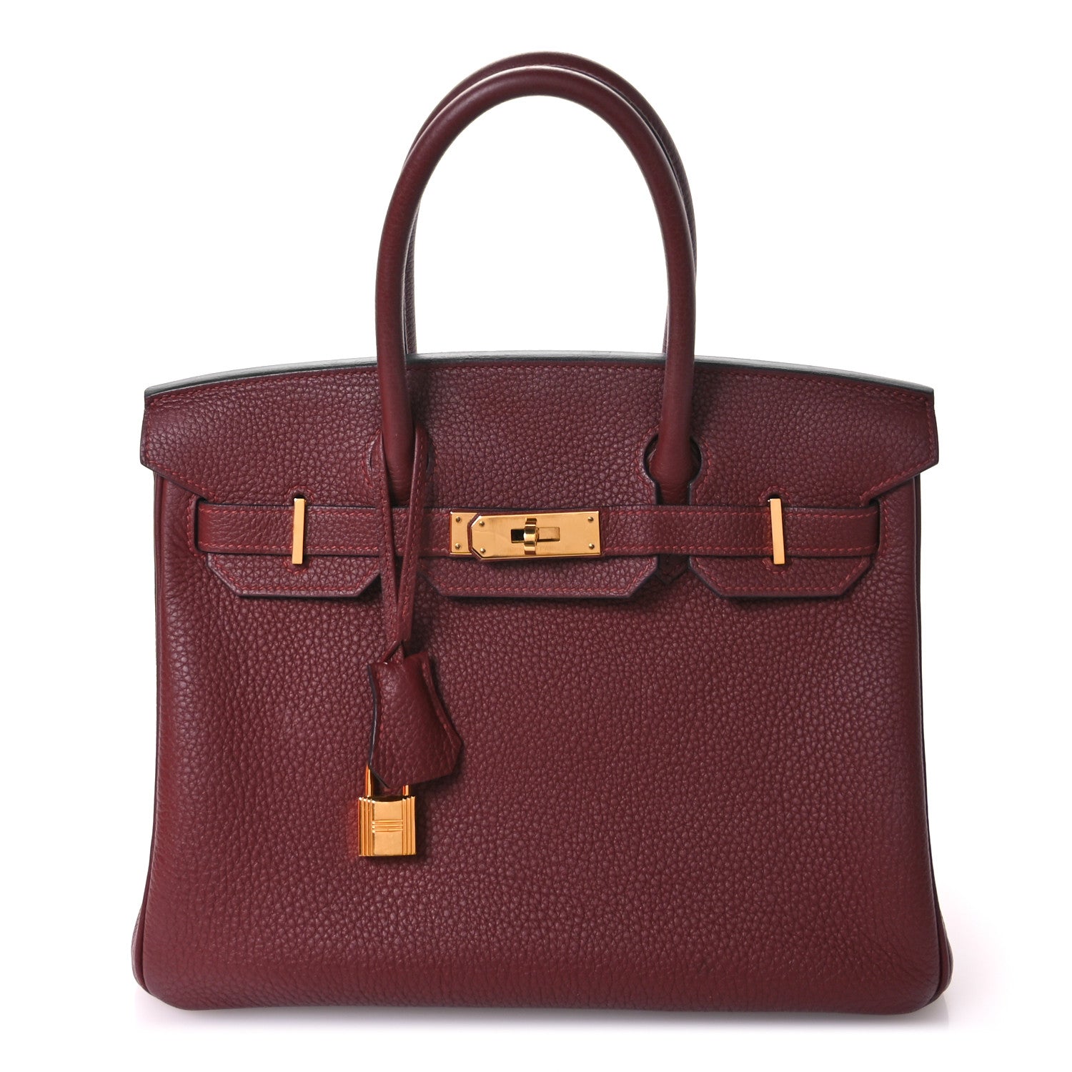 Hermes Togo Birkin 30 Rouge H 1 of 14