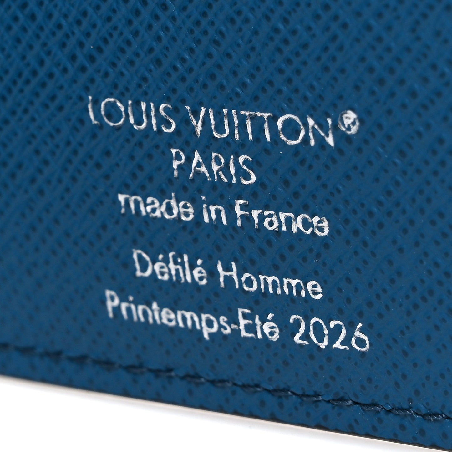 Monogram Pigment Pocket Organizer Blue