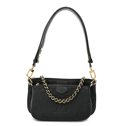 Louis Vuitton Empreinte Monogram Giant Multi Pochette Accessories Black 1 of 10