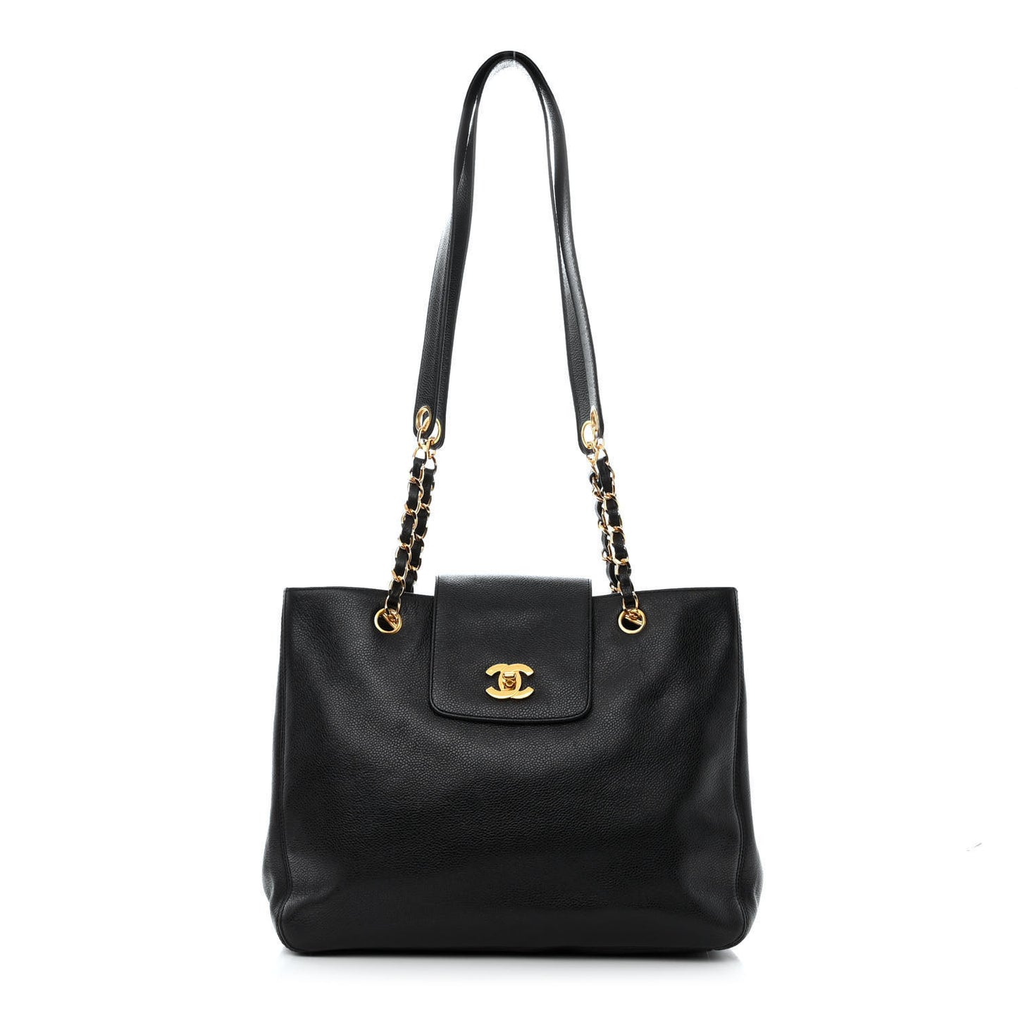 Caviar Shoulder Bag Black