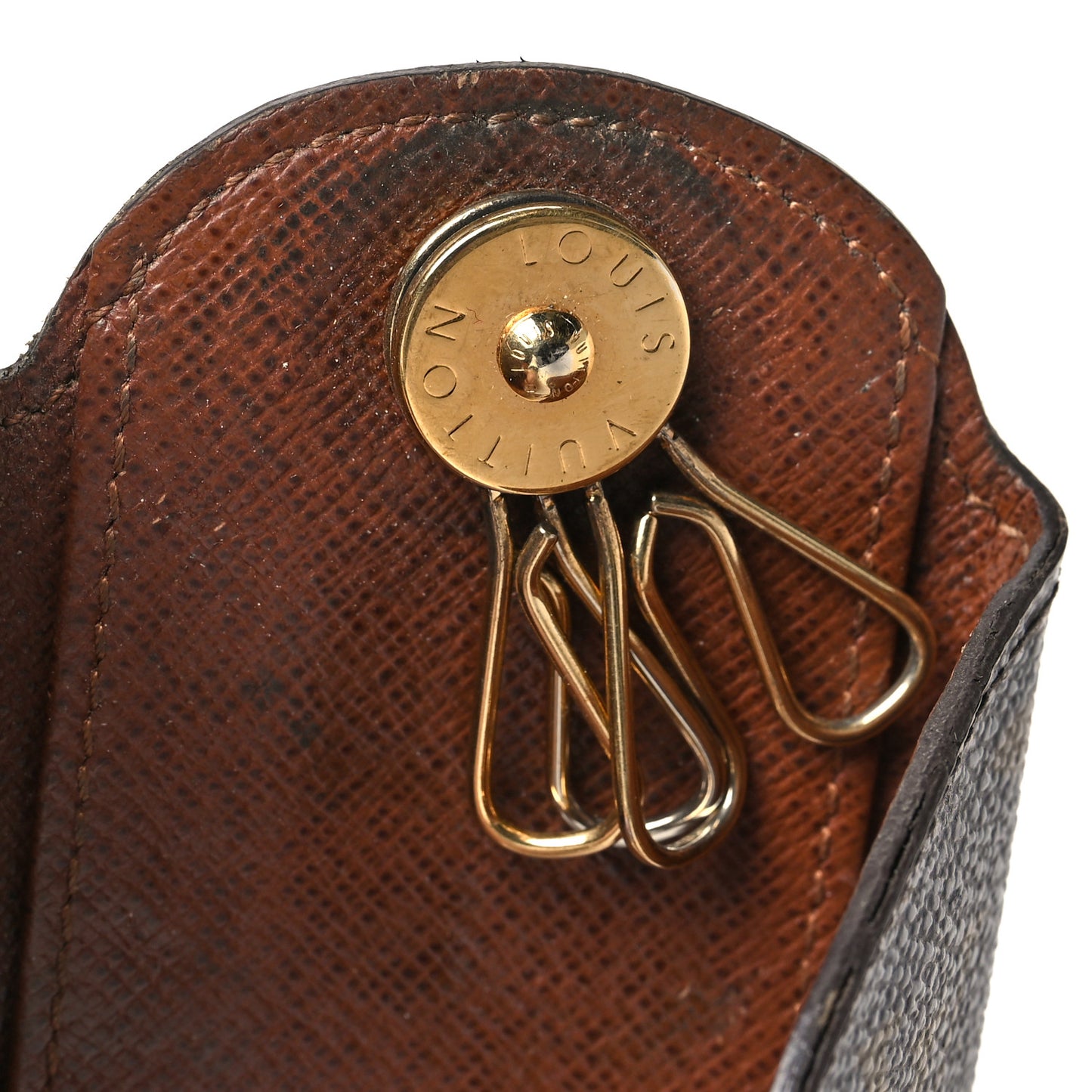 Monogram Round Key Holder PM