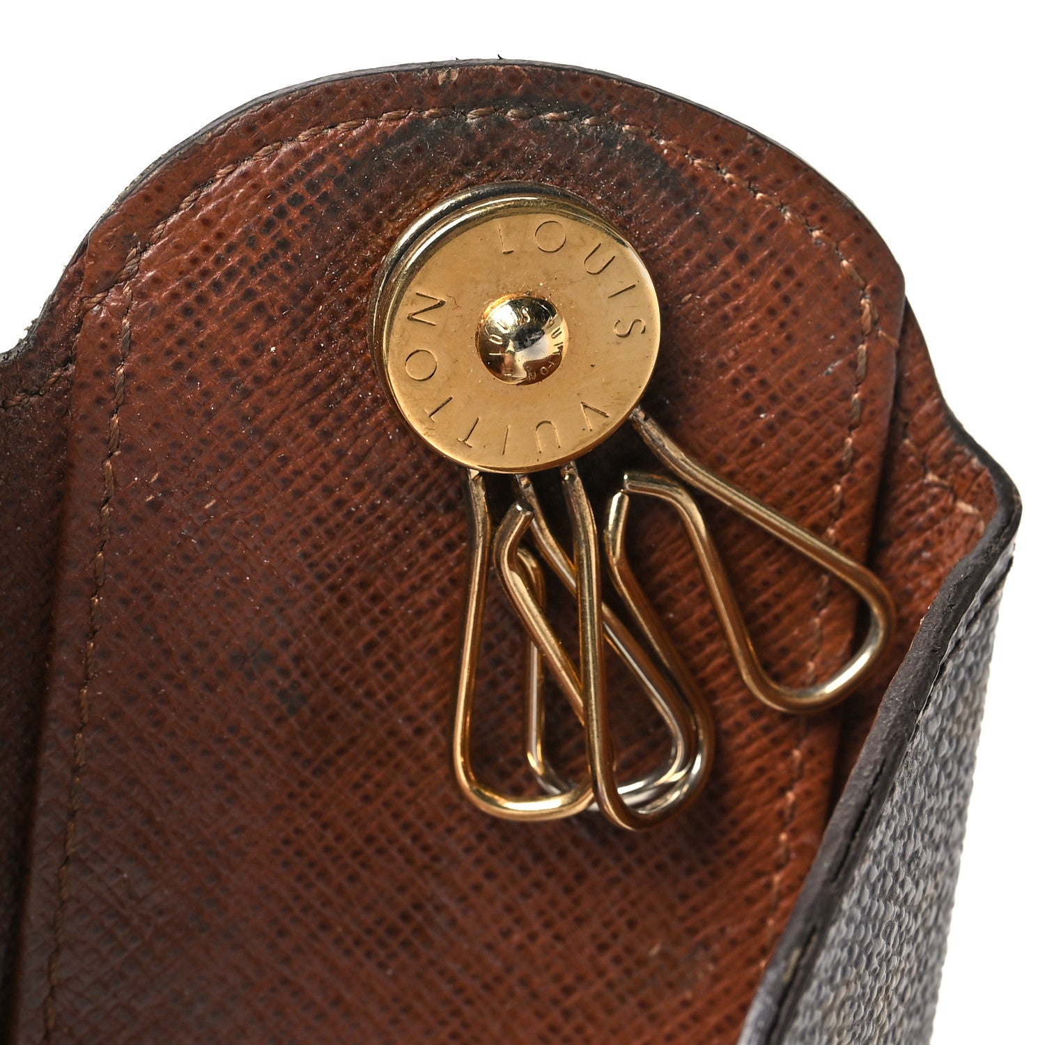 Louis Vuitton Monogram Round Key Holder PM 13 of 13