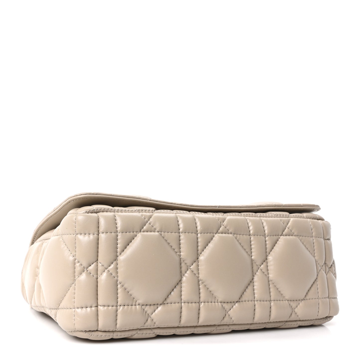 Calfskin Macrocannage Medium Caro Bag Sand