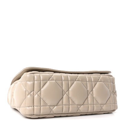 Christian Dior Calfskin Macrocannage Medium Caro Bag Sand 4 of 11