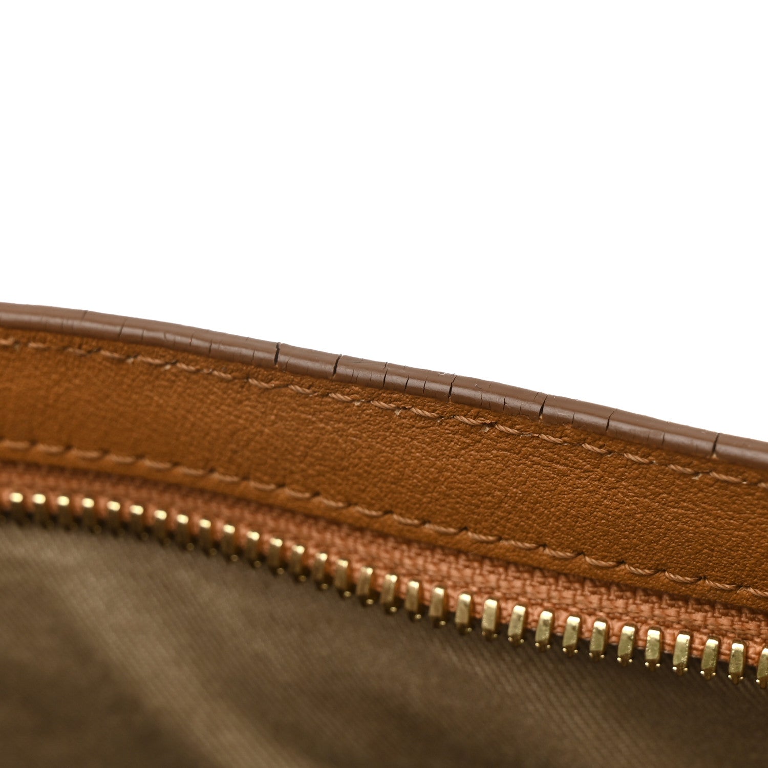 MCM Calfskin Ottomar Monogram Medium Klara Hobo Cognac 10 of 14