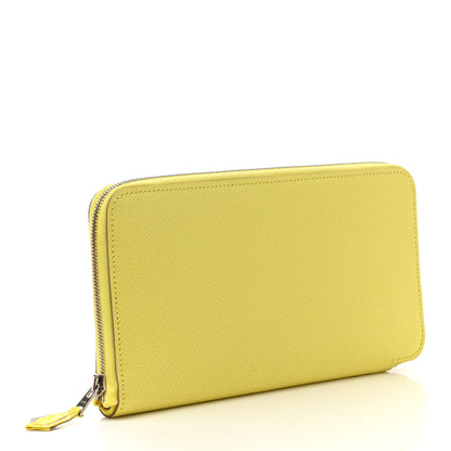 Hermes Epsom Silk'In Wallet Soufre 3 of 7