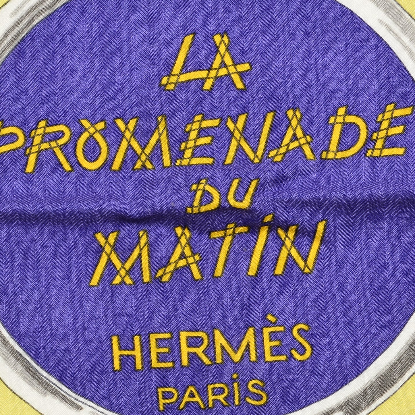Cashmere Silk La Promenade Du Matin Shawl 140 Lavande Ciel Jaune